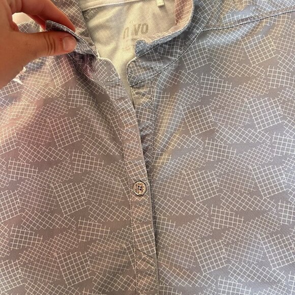 Nivo Sport Womens Large L Tank Top Gray White Sleeveless Tennis Golf - Picture 2 of 6